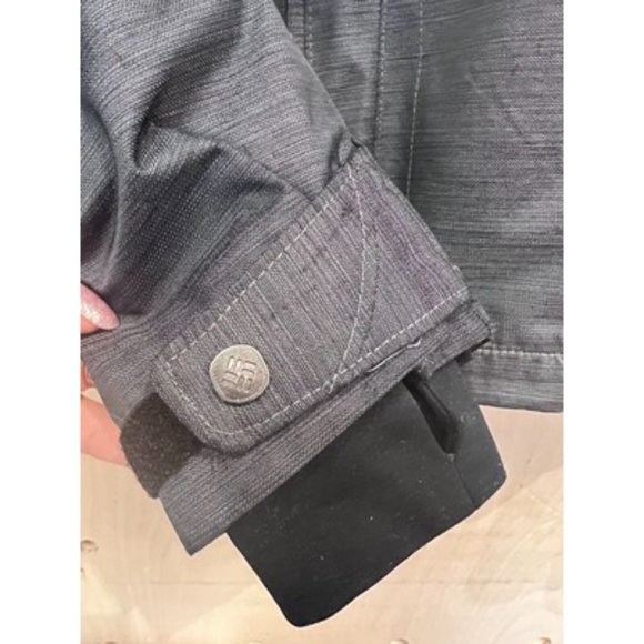 Columbia Sports Company Omni Tech Charcoal Gray Interchange Parka Jacket Size M - Picture 6 of 16